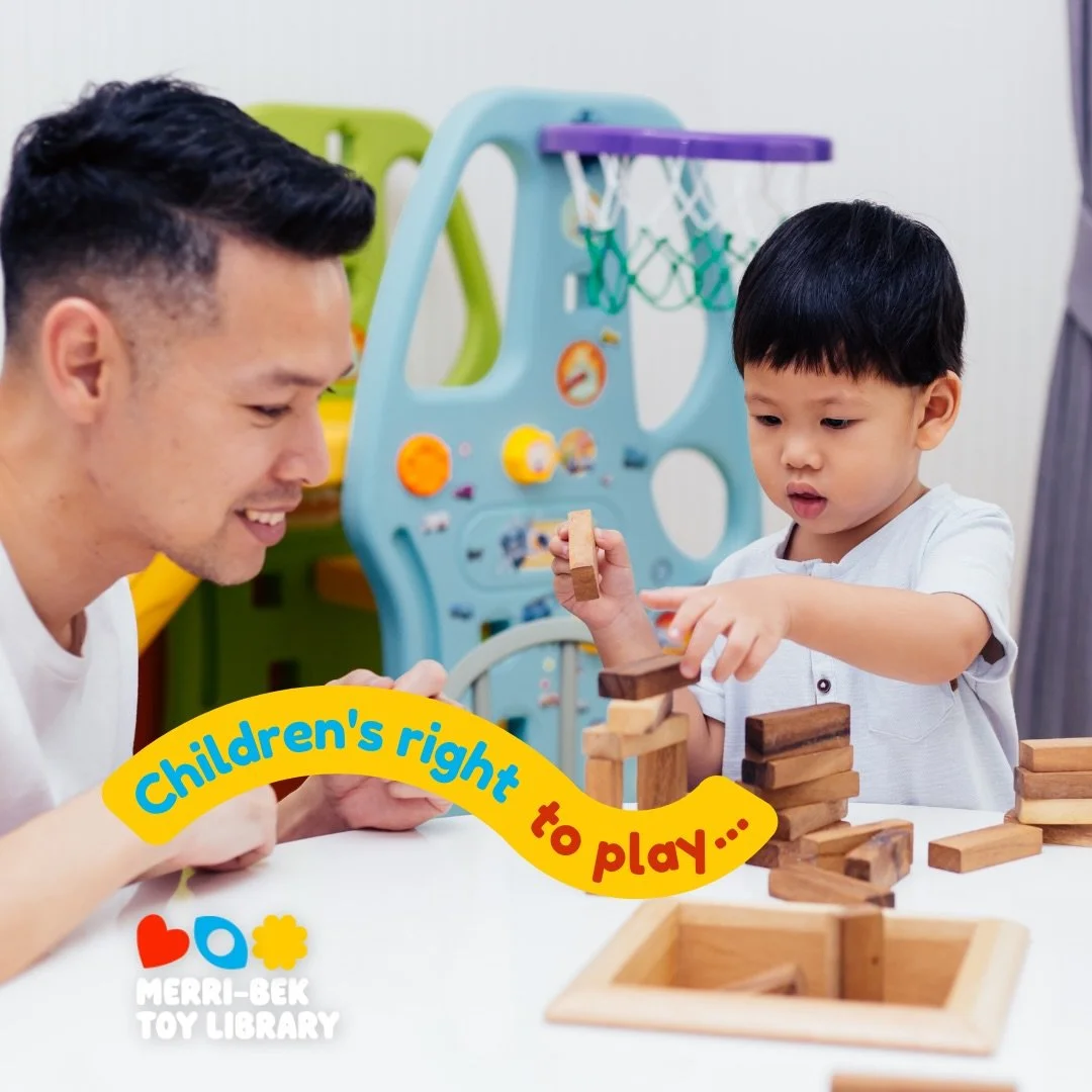 &ldquo;Children&rsquo;s right to play is our collective responsibility: all adults have a role in understanding, protecting and valuing the importance of play for every child, in every community.&rdquo;

At Merri-bek Toy Library, we put this principl