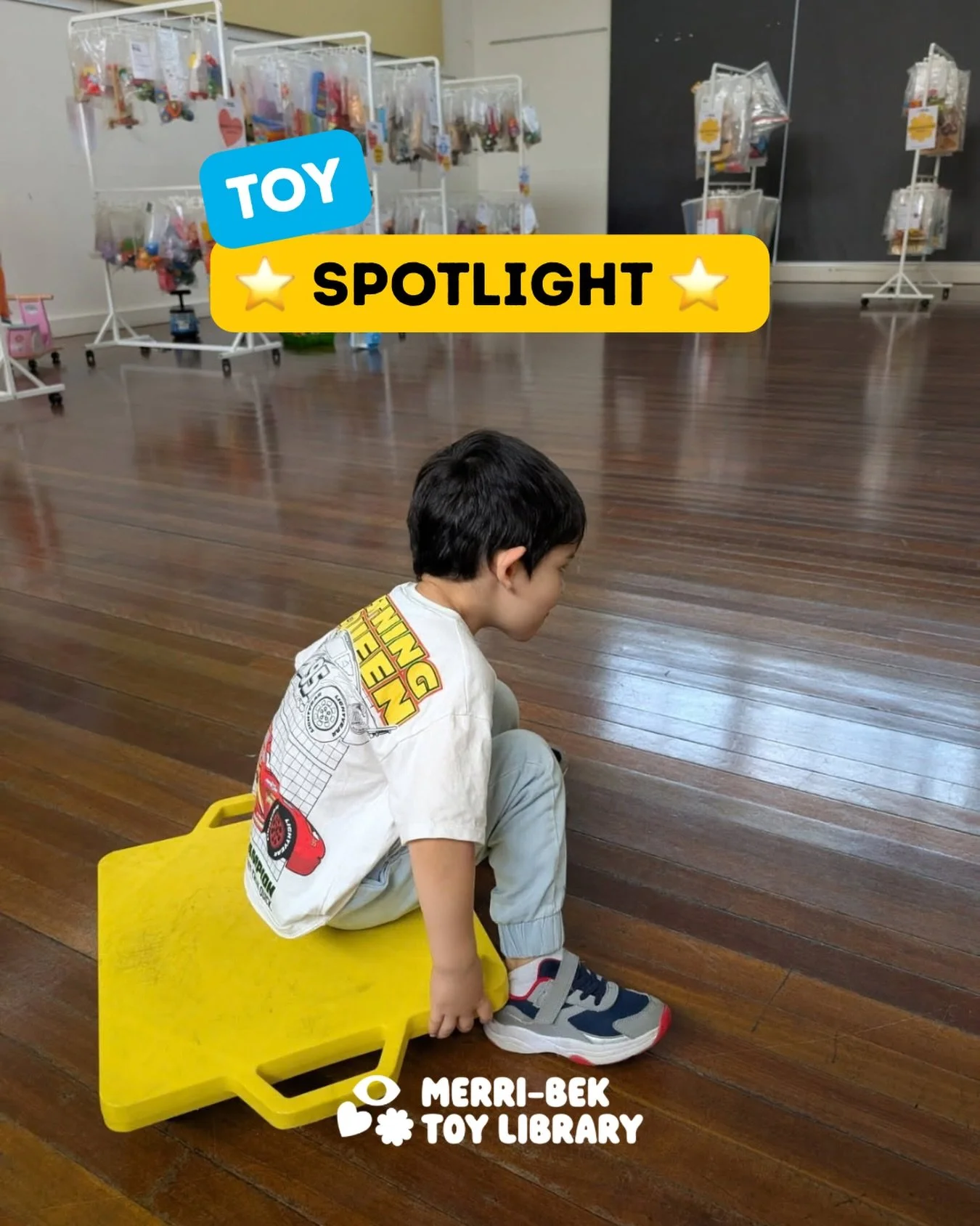 Scooter boards are one of those toys kids hop on and instantly start having fun and it&rsquo;s hugely versatile - you can sit on it, lay on it, wall push off to build the arm muscles 💪 😄

They&rsquo;re great for building balance, coordination and b