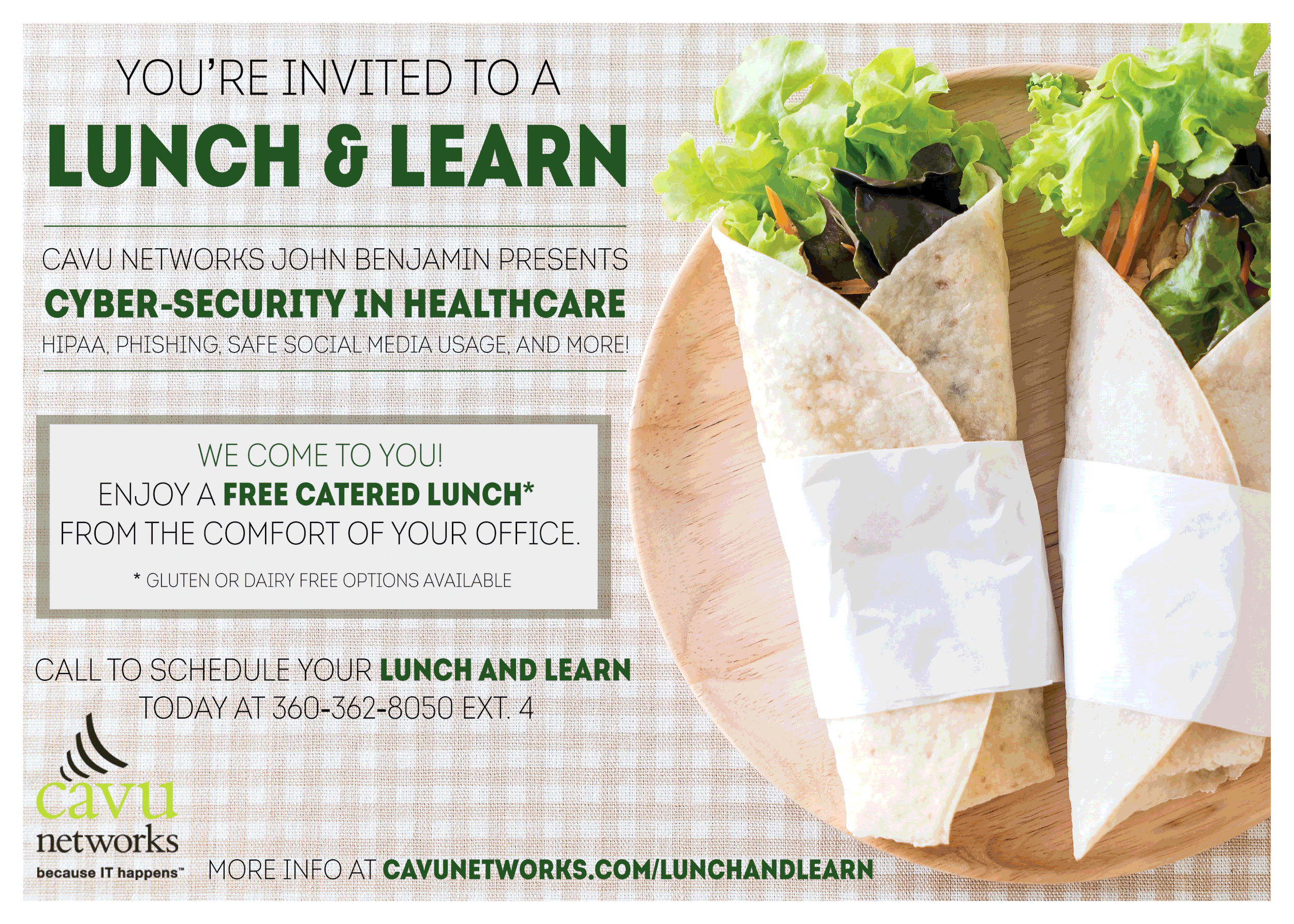 Lunch & Learn Postcard