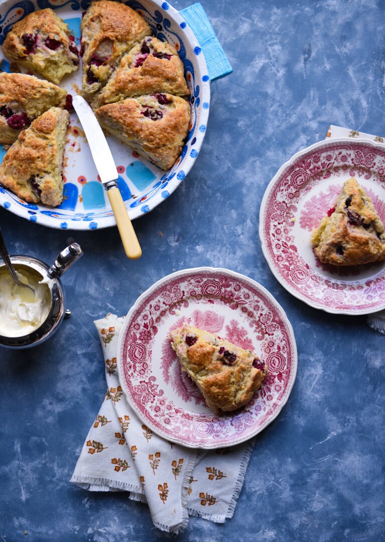 Cranberry, Cheddar and Thyme Scones