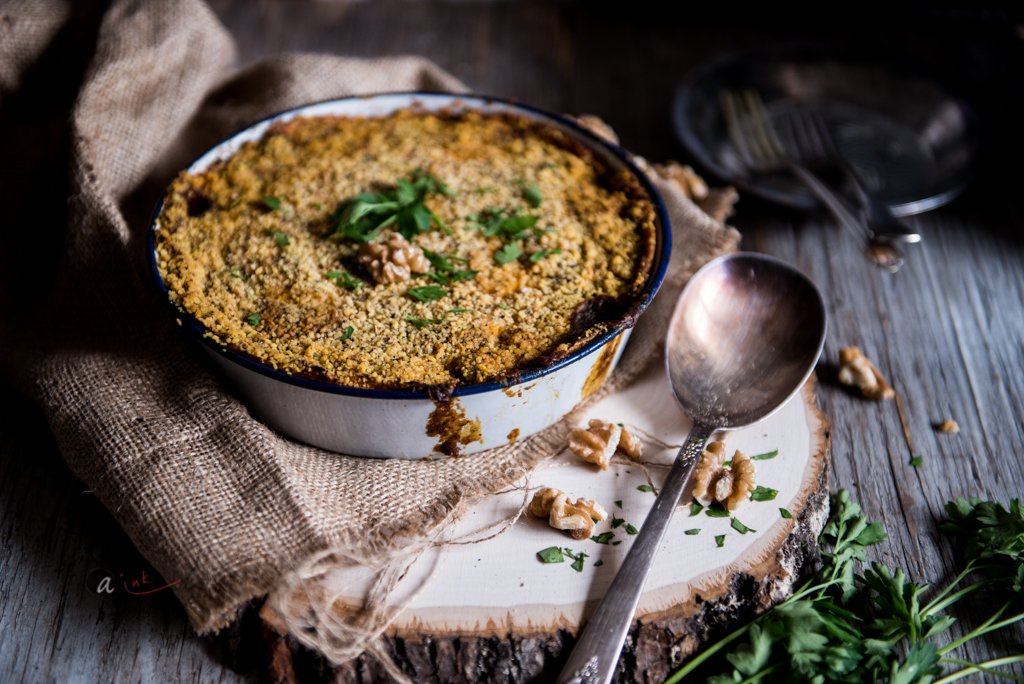 Curried Vegetarian Shepherd's Pie