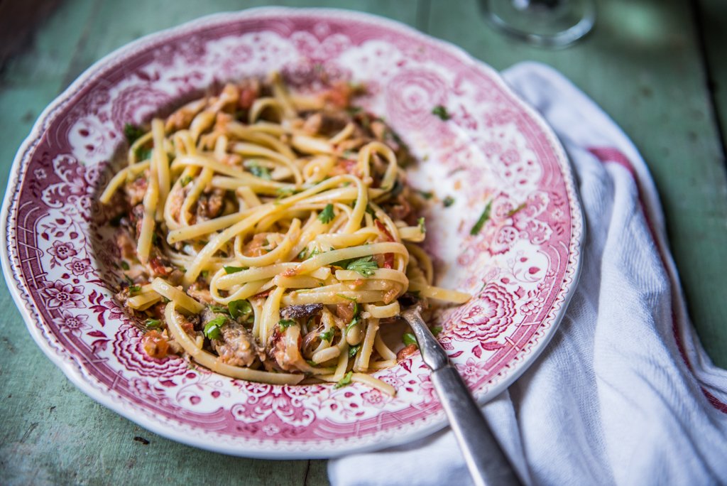 Sicilian Mackerel Pasta via Venice