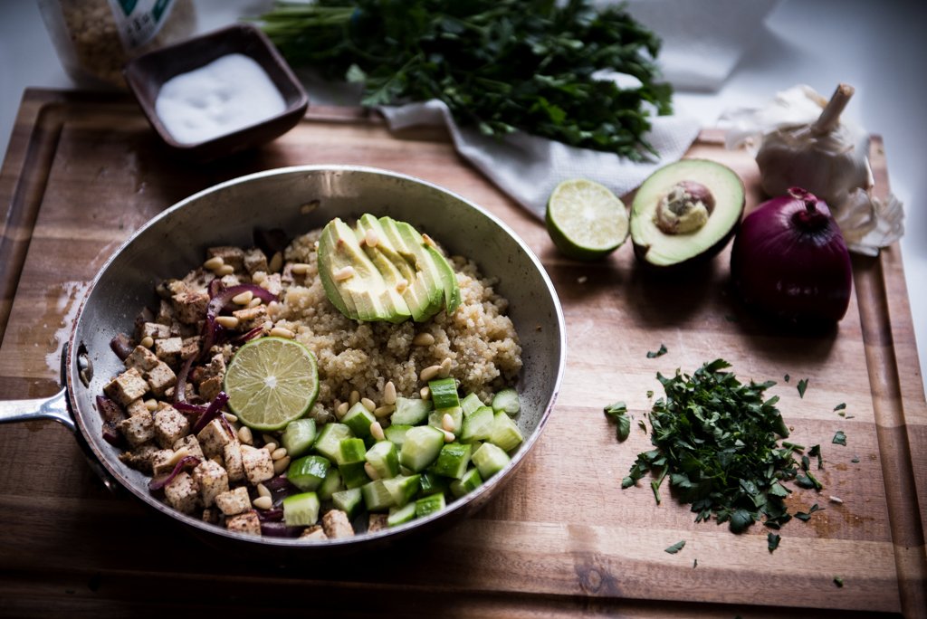 Green Quinoa Dinner