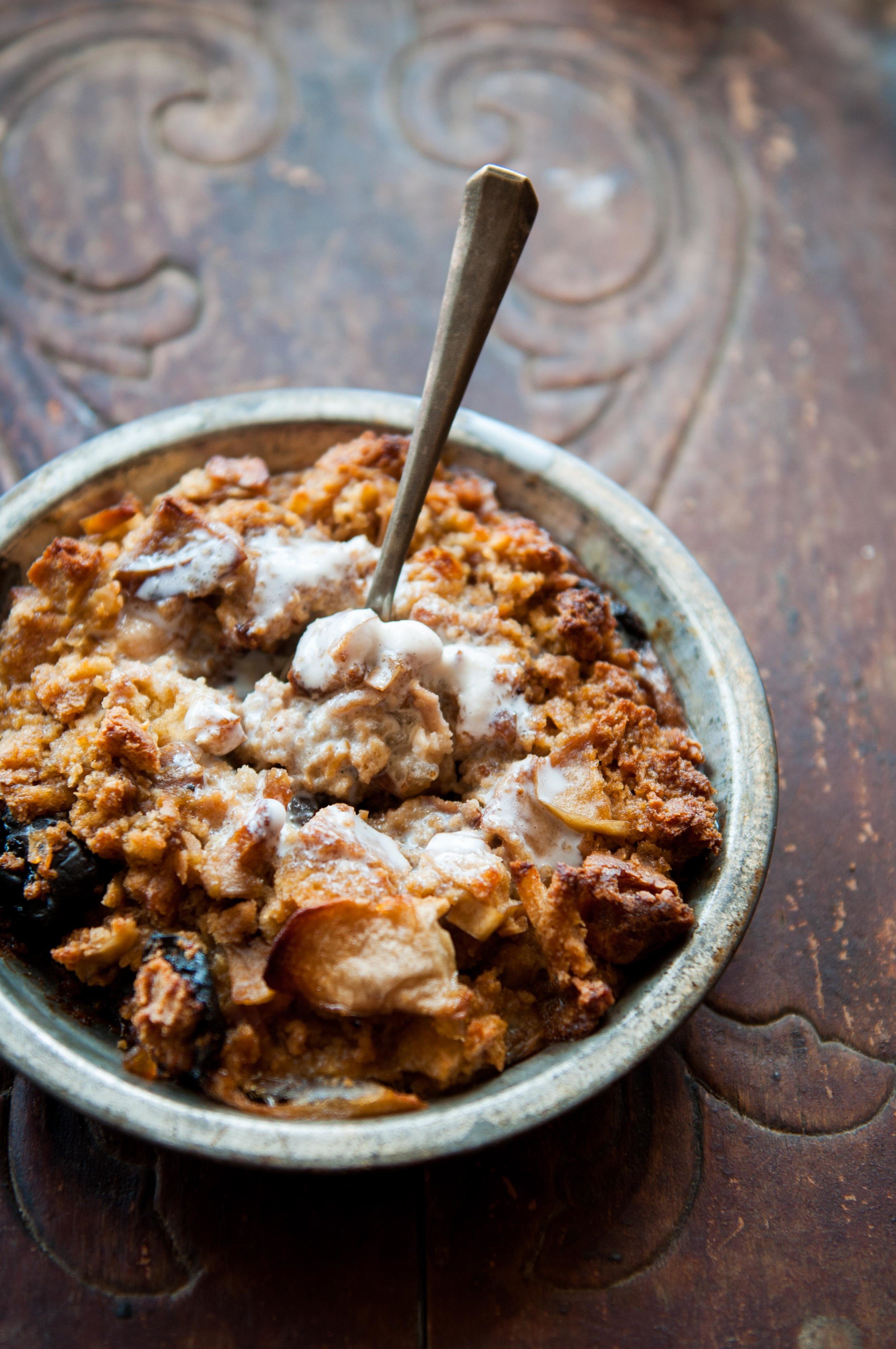 Apple Pie Brandy Pudding