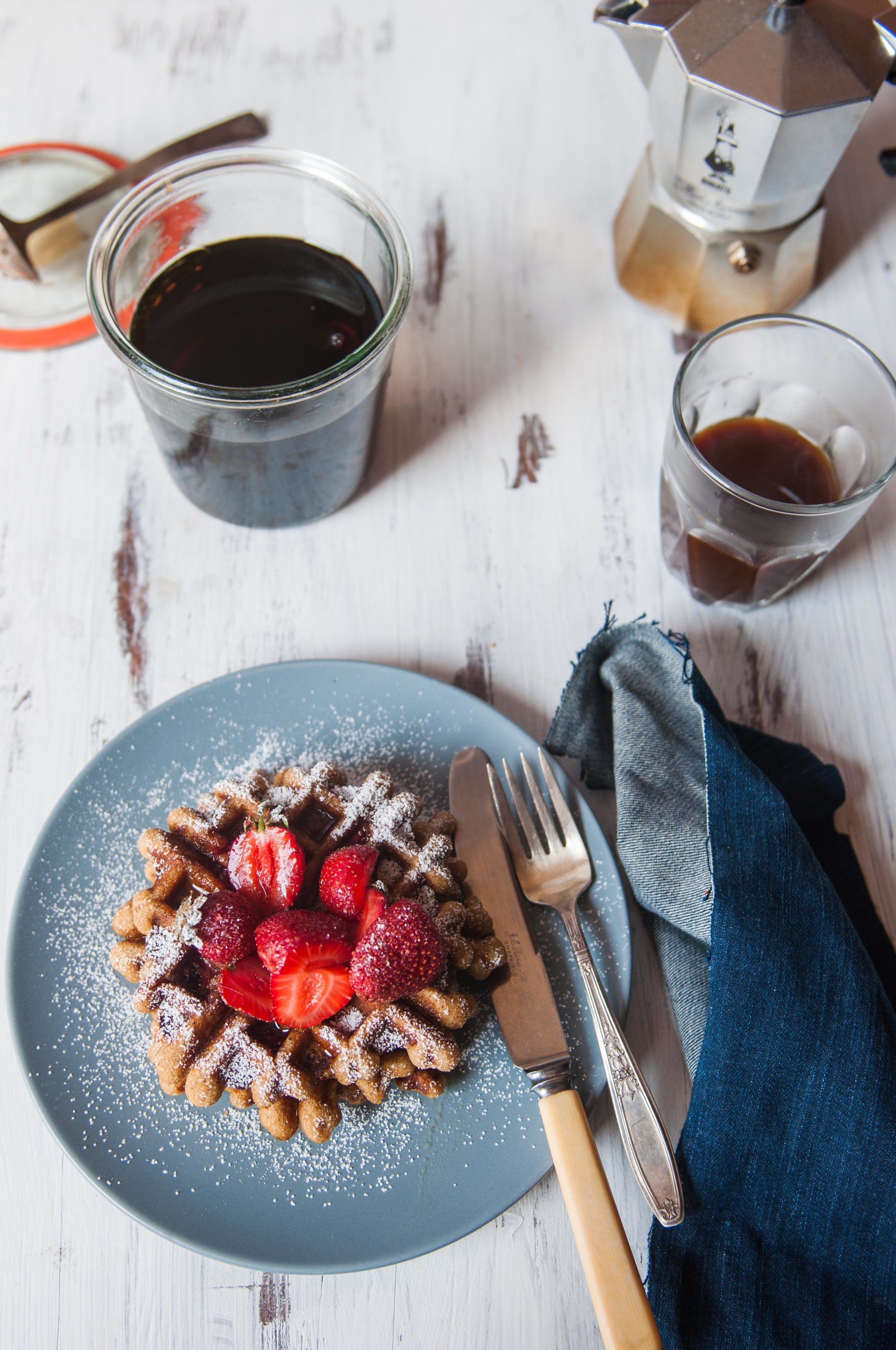 Mondays to Sundays - Coconut Almond and Oat Waffles