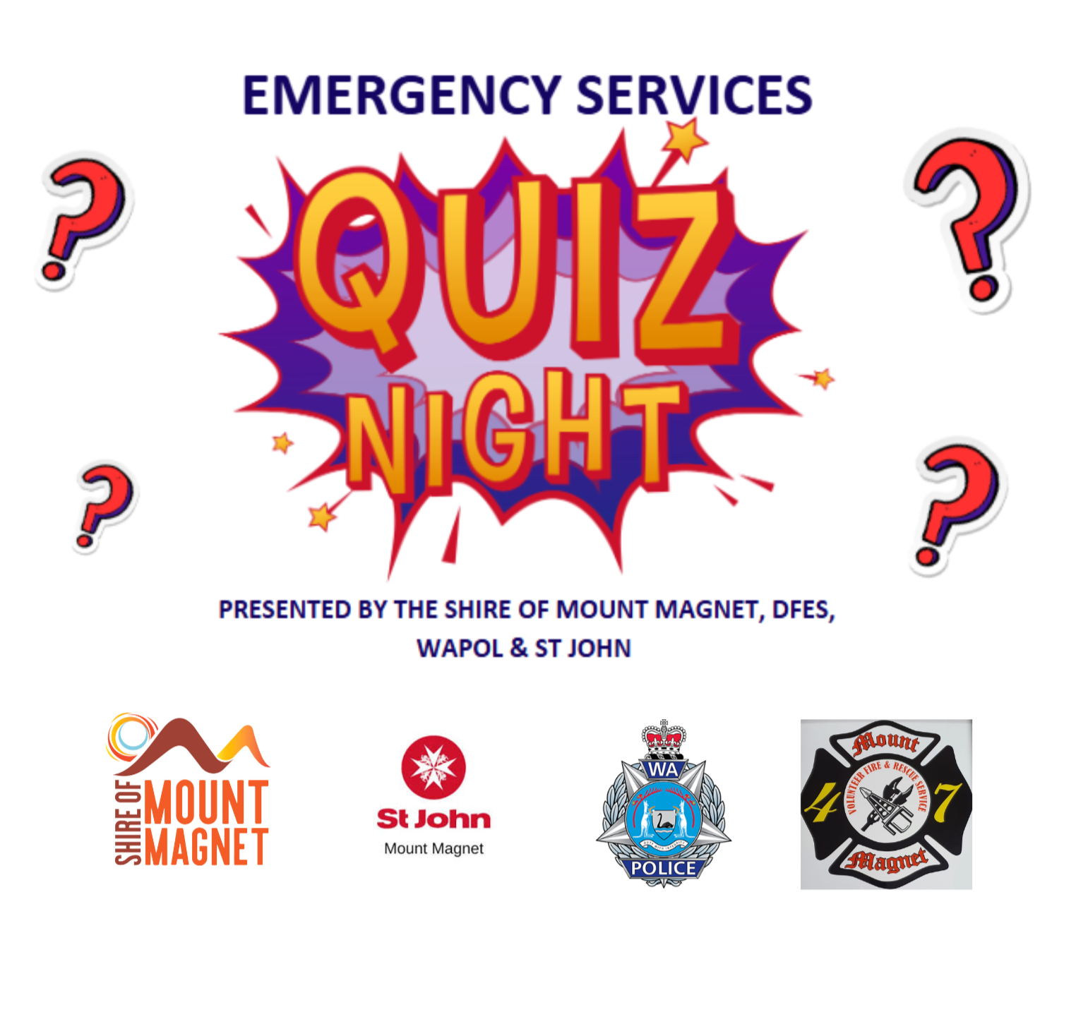 Emergency Services Quiz Night