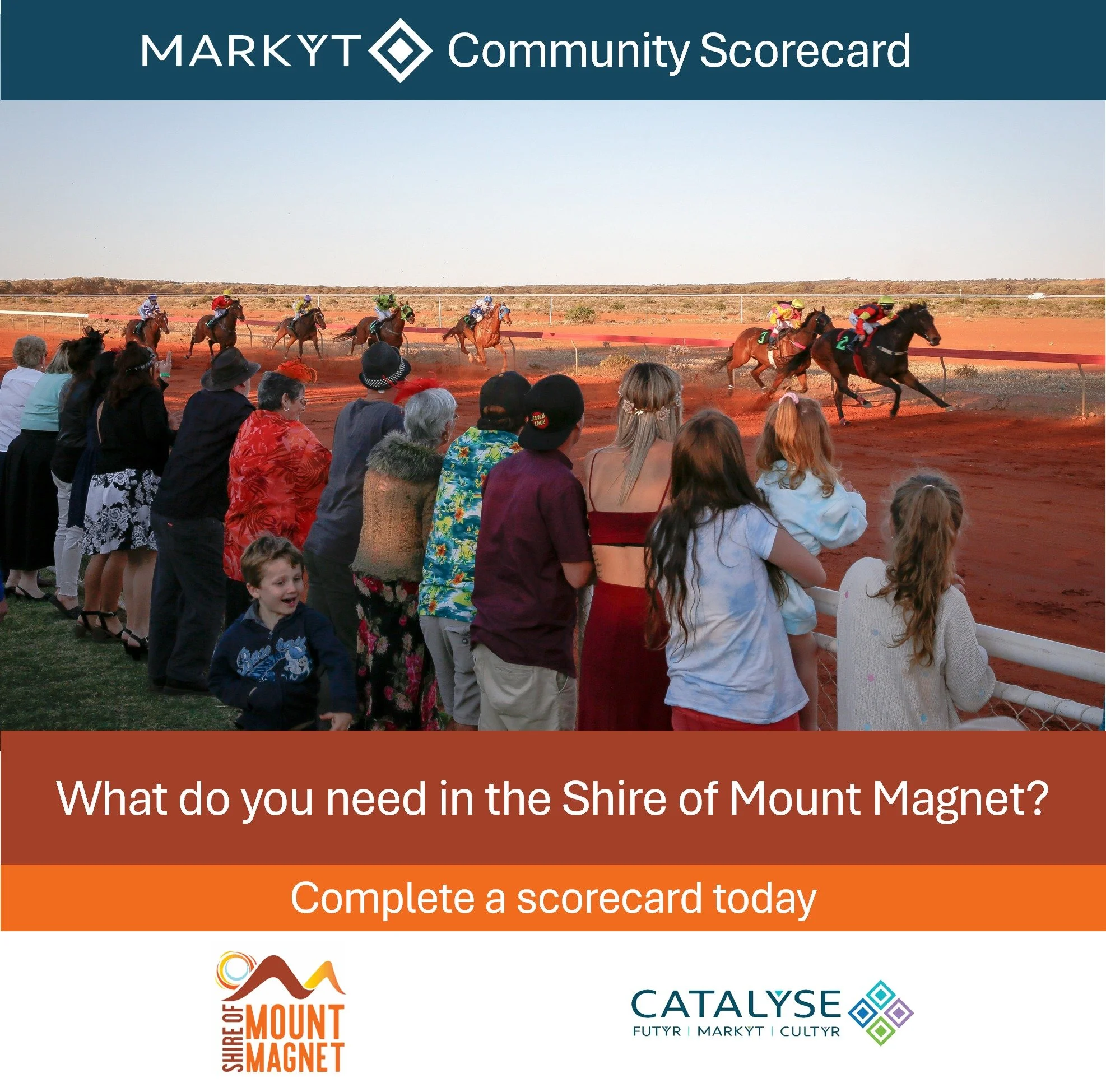 Our Surrey is now Live!!!

Have your say on the Shire of Mount Magnet? What do you need us to focus on improving?

Complete a scorecard today at: https://catalyse.au1.qualtrics.com/jfe/form/SV_e2GIU4NCA8a7YpM