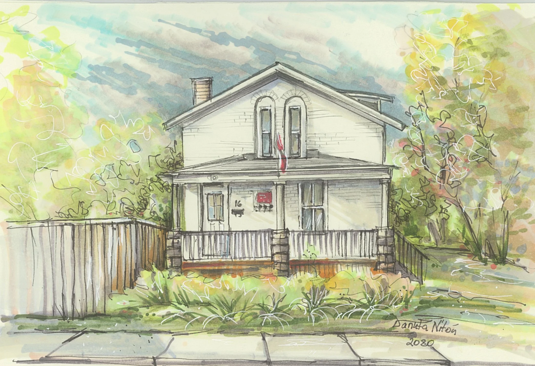 7. 16 Mapier St. and Park-white house.jpg