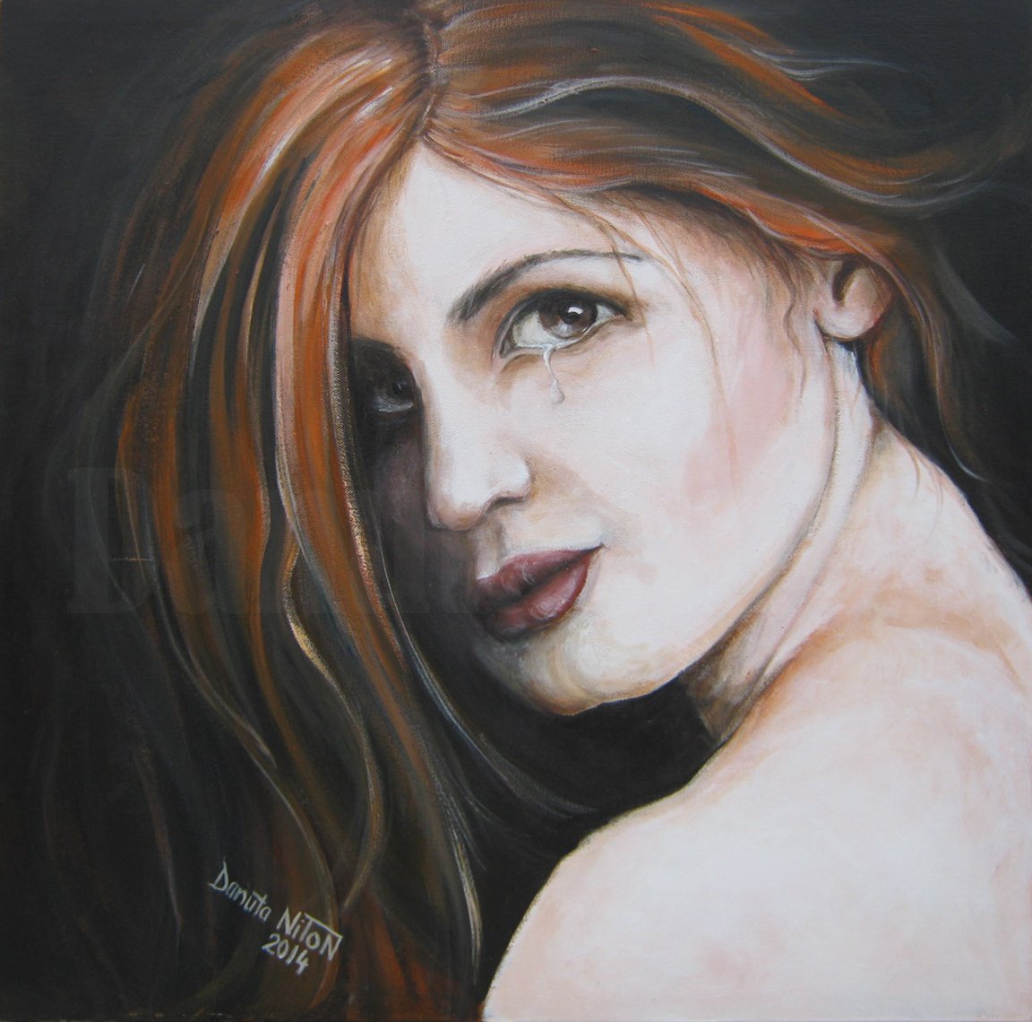 Acrylic on canvas - 24"x24" - $1500.
Print on Canvas $600.