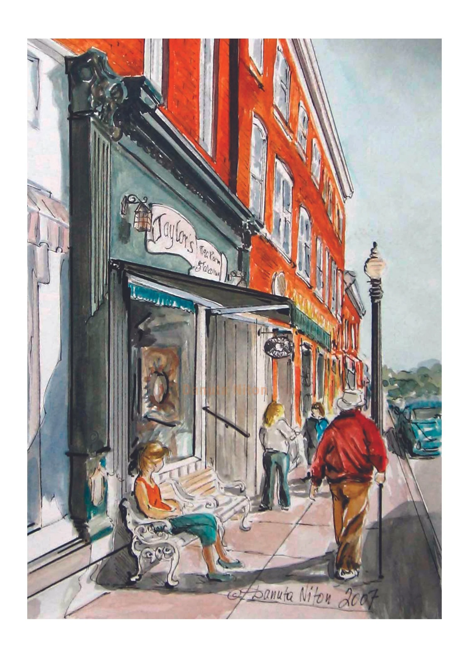 Taylor's Tea Room Dundas Ontario, Cards and Prints