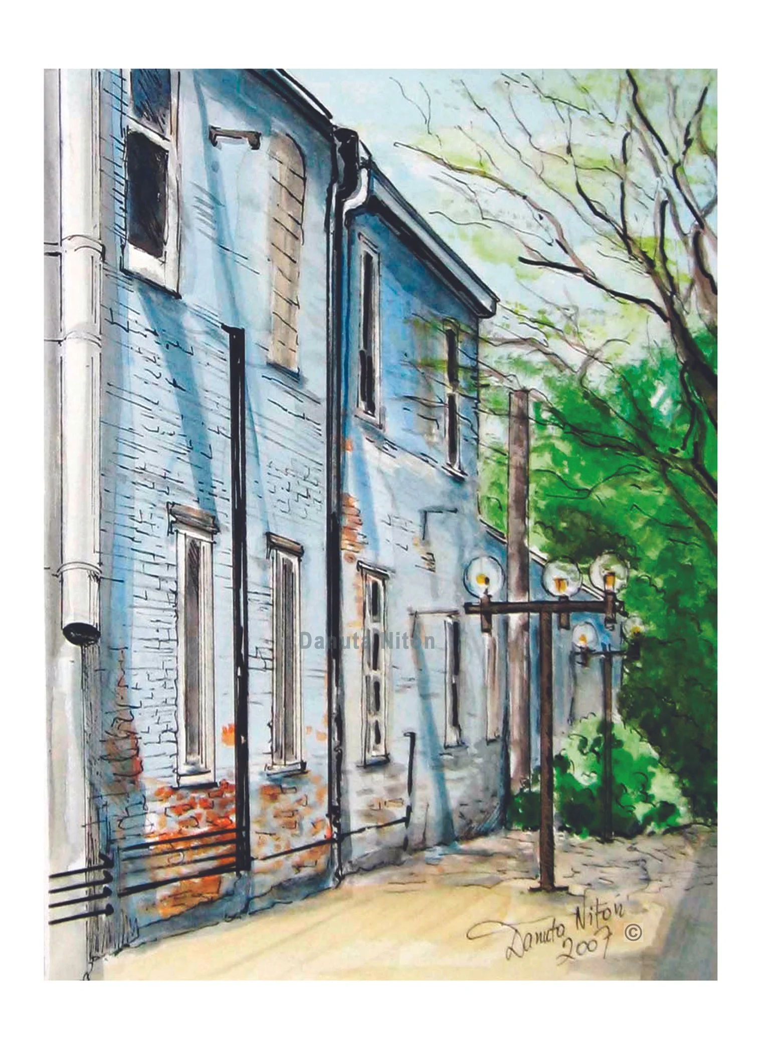 Alley in Dundas ON, Cards and prints are available