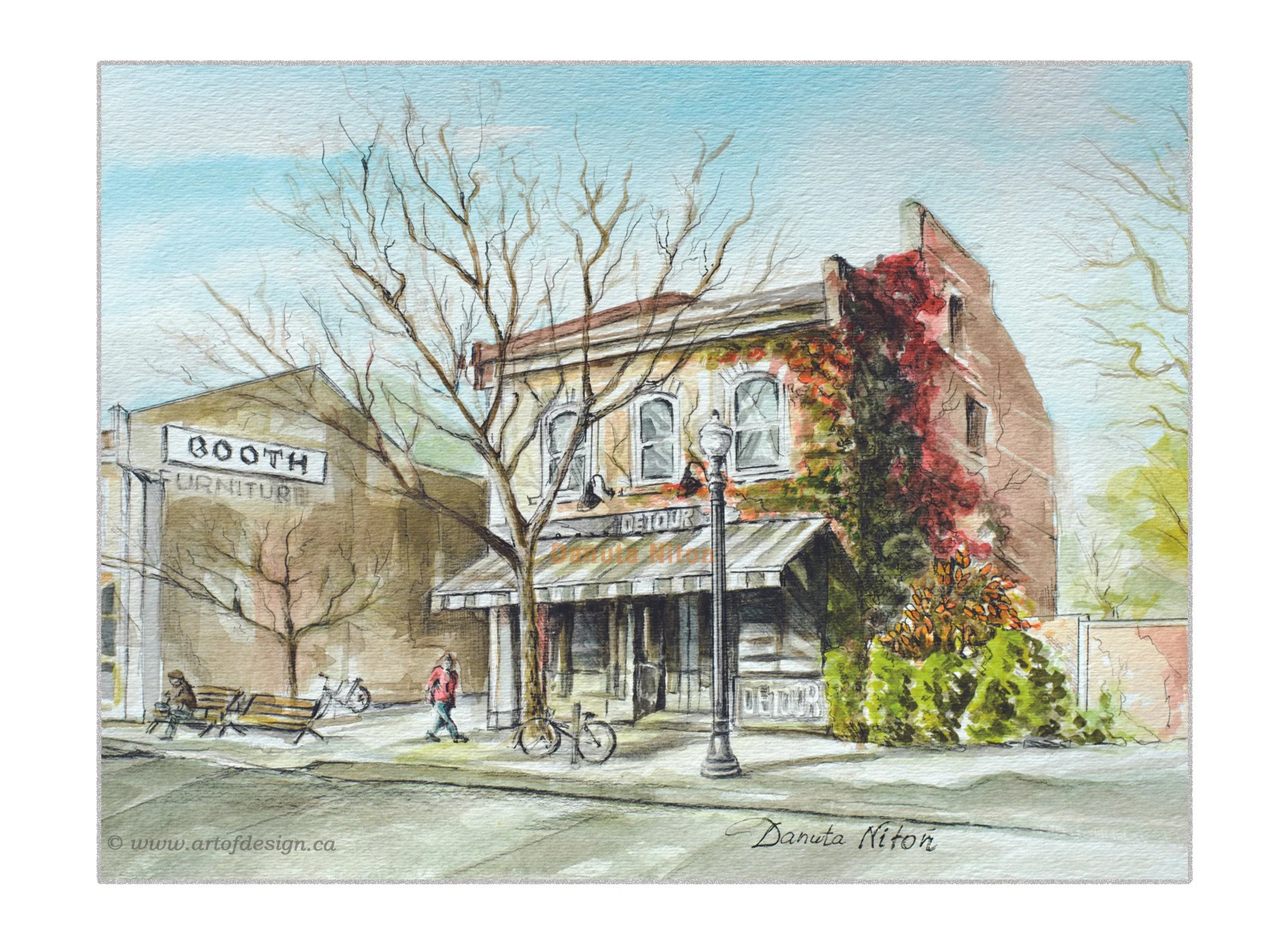 Detour in Dundas ON, Cards and prints are available