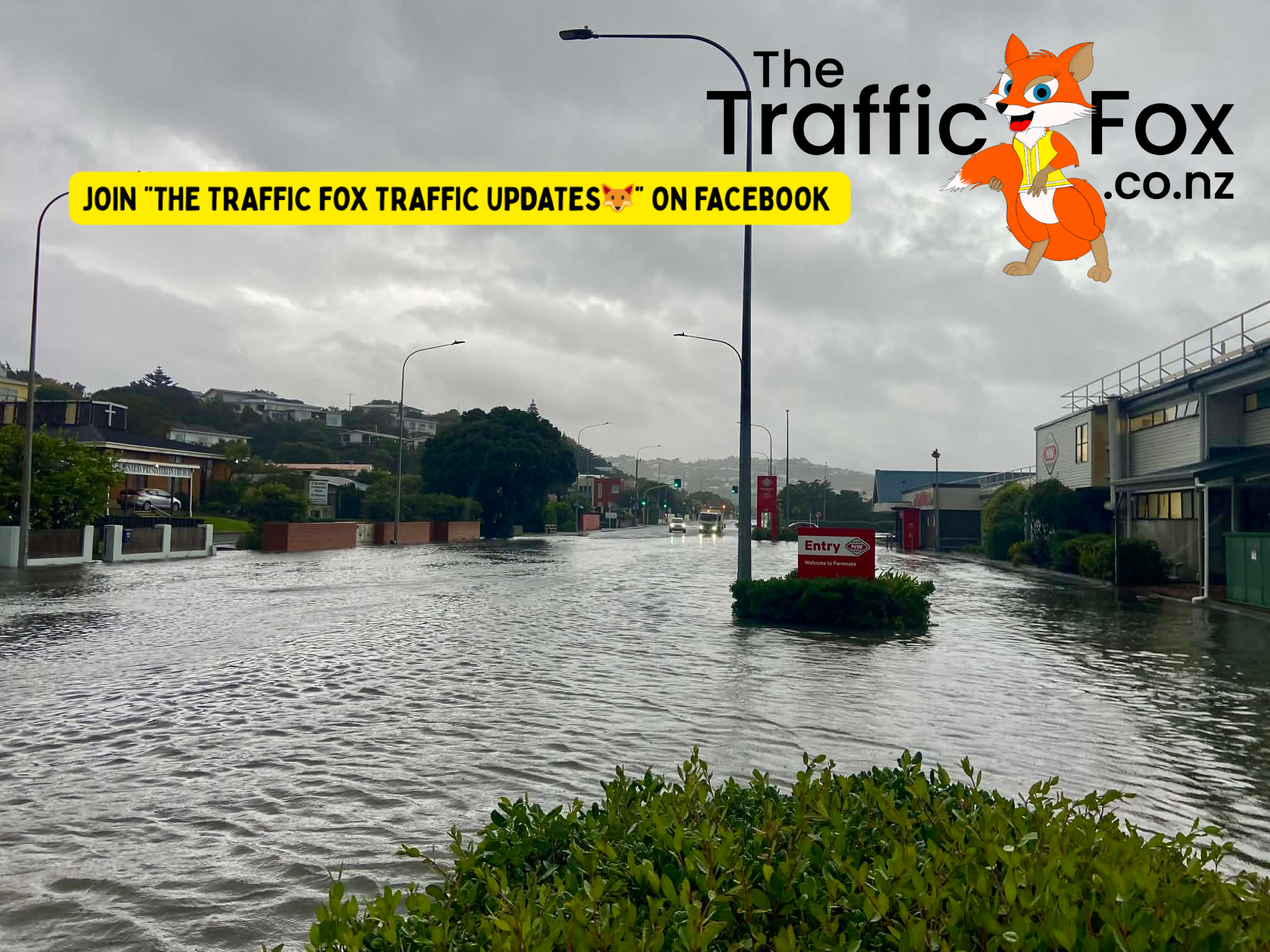 SH59 Mana is underwater and closed near New World