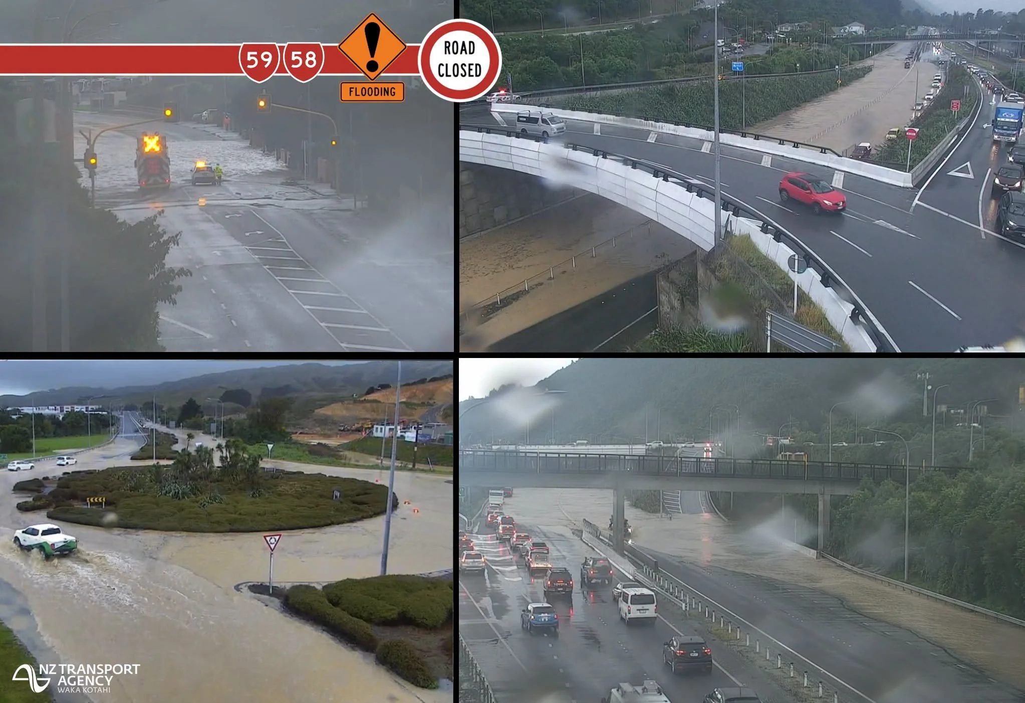 NZTA showing some of the roads