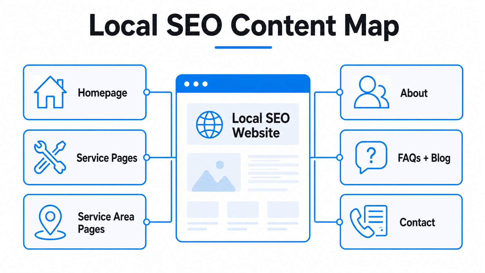 The Local SEO Content Map: What Pages Every Service Business Website Needs&nbsp;
