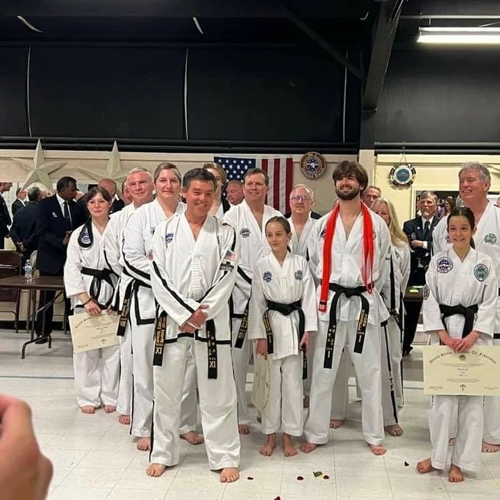 I've enjoyed over 50 years of Taekwon-Do training and have just had the honor of being promoted to 9th Dan ( Degree Black Belt ⚫) 
I love to start by thanking my Dad for teaching me all these decades and mom for being tough but loving with me. 
I als