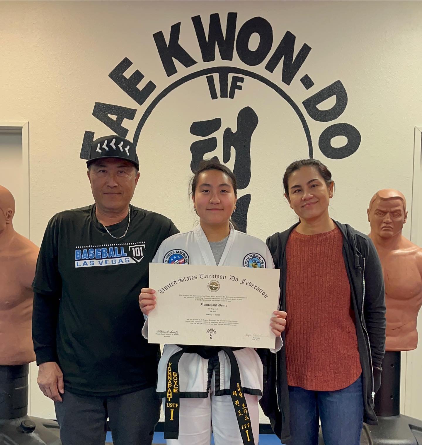 Welcome to the Black Belt Club Yonna!! 🥋😊👏
&bull;
Thank you for your dedication and hard work! Keep it up! 😁
&bull;
#lasvegas #lasvegasmartialarts #lvtkd #locallv #lvsmallbusiness #localbusiness #martialarts #tkd #taekwondo #itftkd #itftaekwondof