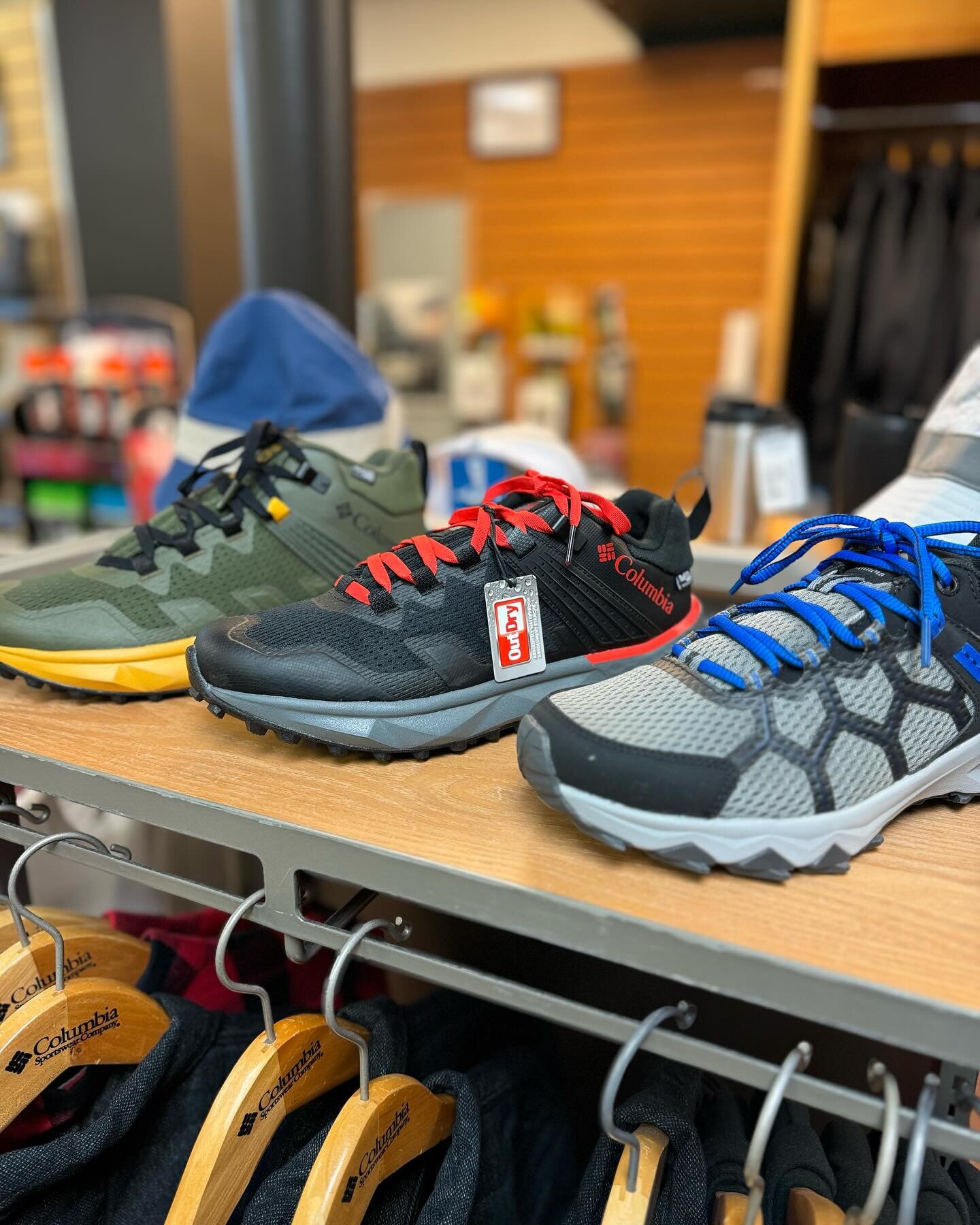 Dry feet ➡️ Happy feet! All footwear 20% off at Basecamp Outfitters located in downtown Jasper. We&rsquo;ve got the gear to get you outside! Shop local mountain people 🏔️