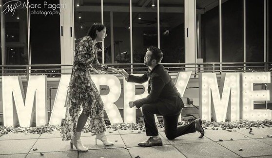 Matt surprised Rosalie with a beautiful proposal at the @troubadourhotel at @monkey_board_nola  She said yes! Proposal coordinated by @theheartbandits #proposal #weddingproposal #marryme #marriage #weddings #love #neworleans #neworleansphotographer #