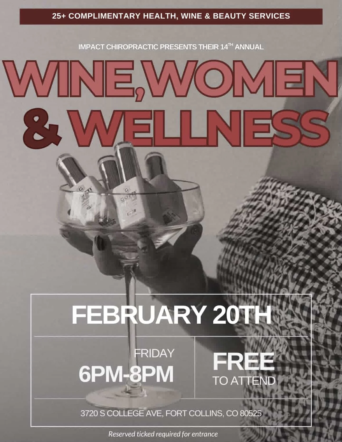 Join us Friday for one of the most fun FREE events of the year! Bring a friend and enjoy complimentary services, snacks and drinks. Get your tickets before they are gone! 

Link in bio. See you there 🫶🏼