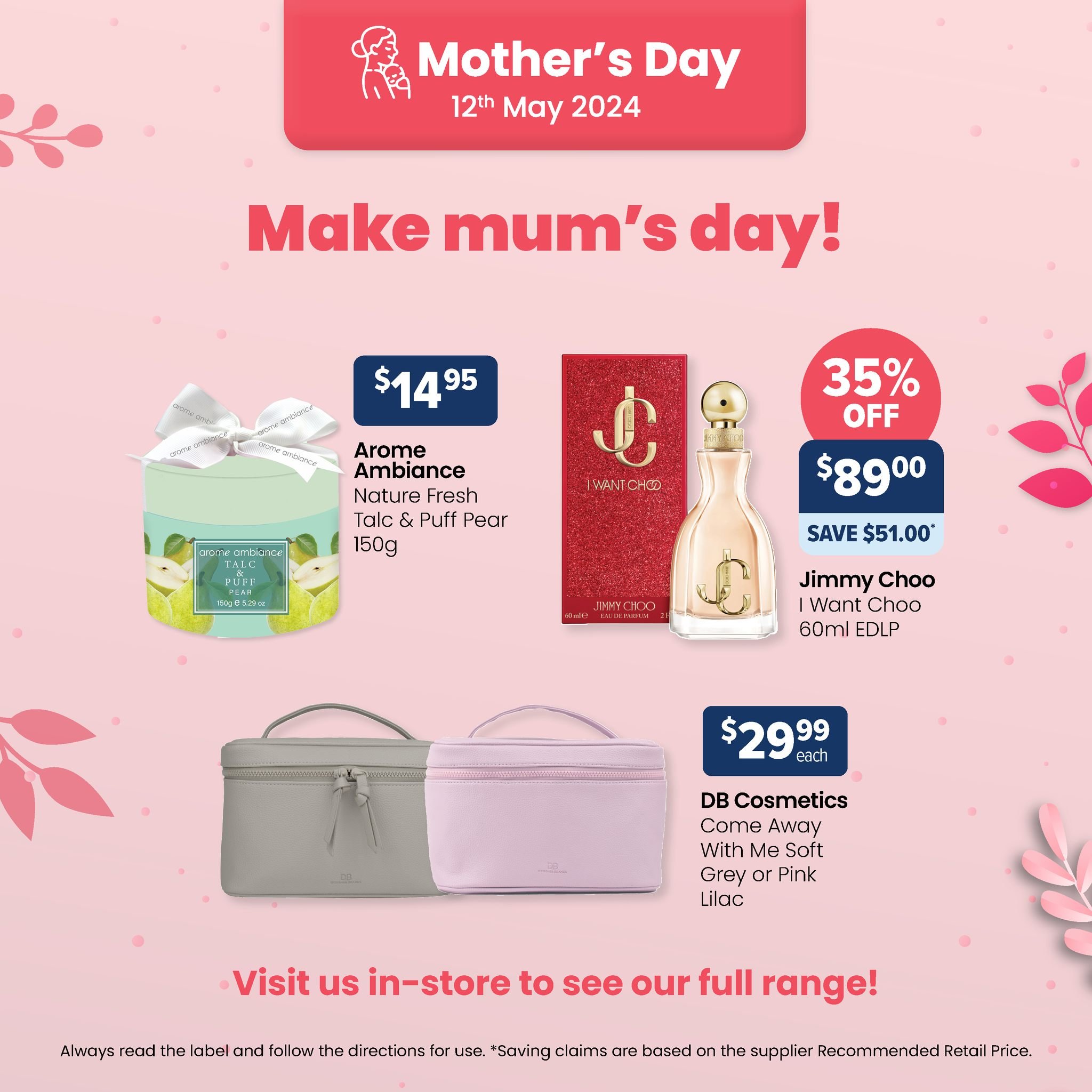 Still need to get a Mother's Day gift? 
We've got you covered!
With gifts starting from just $4.99, we've got everything you need to make Mum's day.
Visit us in-store today
#MothersDay #PharmacyAdvice #nelsonspharmacy #advantagepharmacy #health #comm