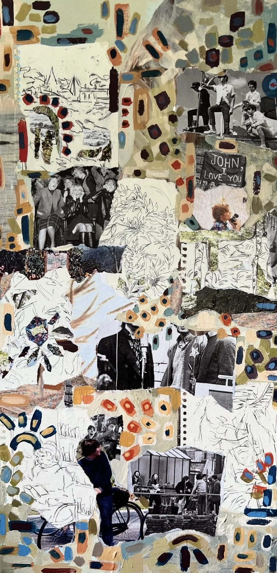 "John, I Love You!"
Mixed Media on Canvas
15x30in