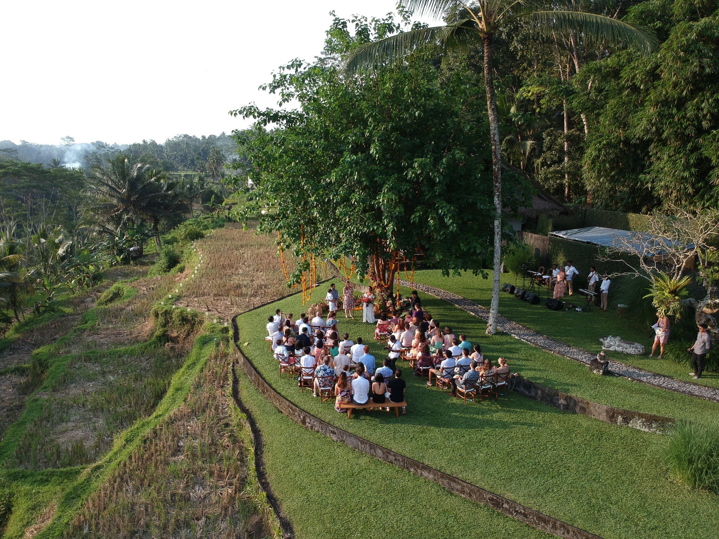 Nestled in Rice Fields, Image from A Tent in Bali
