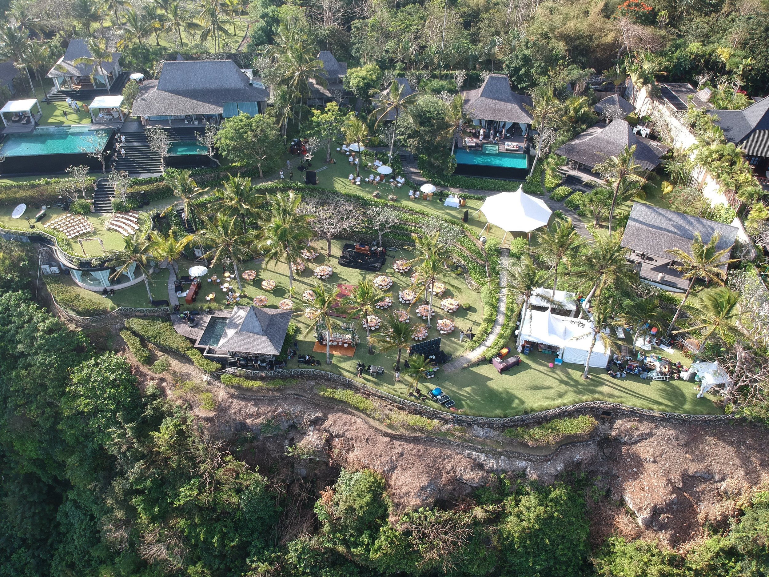 Overview of Khayangan Estate, Image from A Tent in Bali