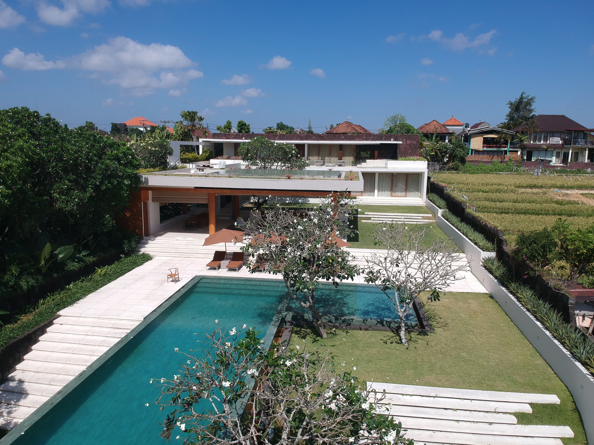 Overview of The Iman Villa, Image from A Tent in Bali