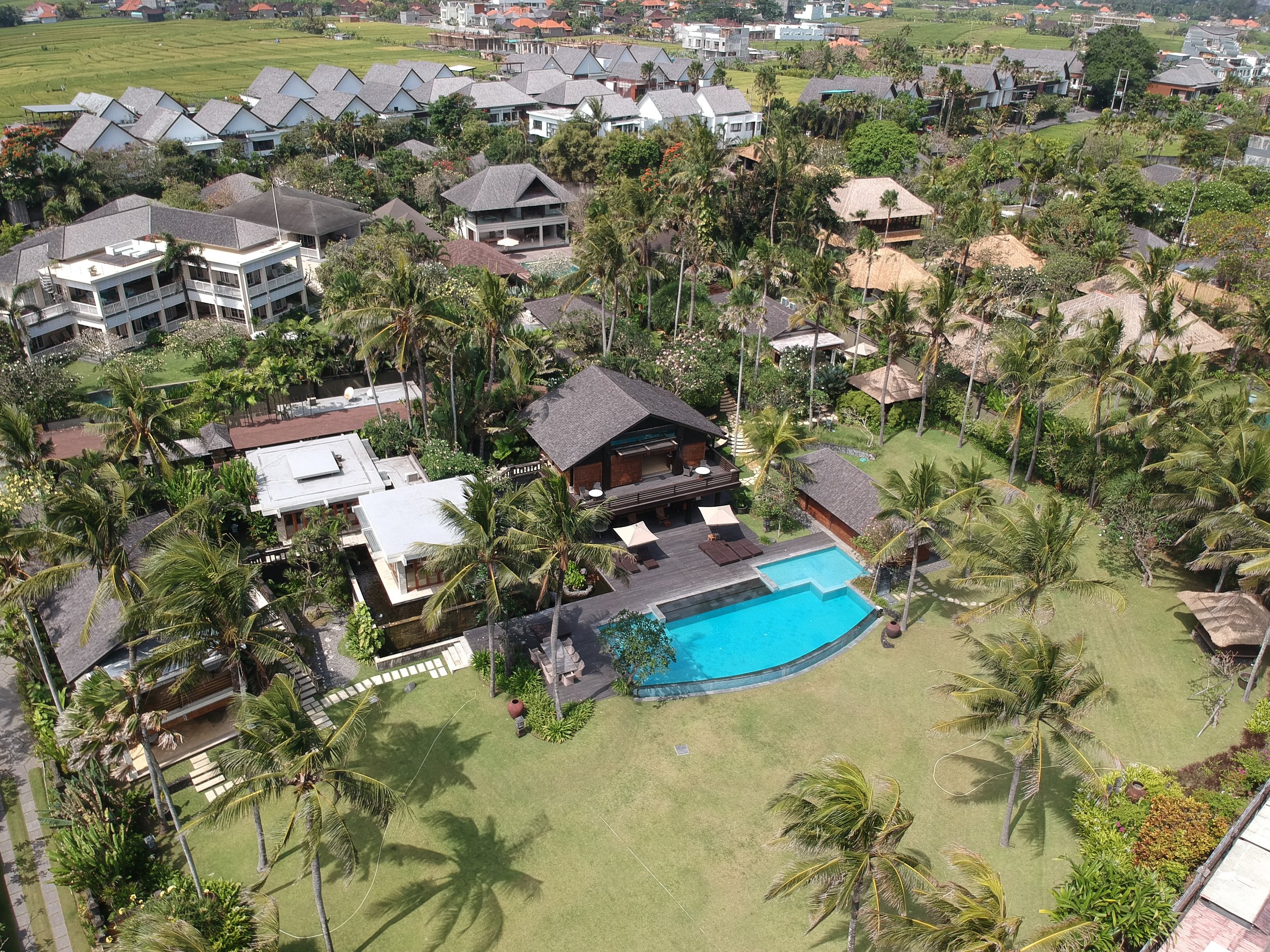 Overview of Villa Semarapura, Image from A Tent in Bali