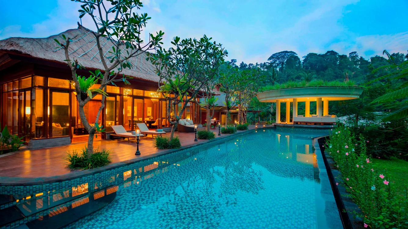 Luxurious Accommodations, Image from Mandapa website