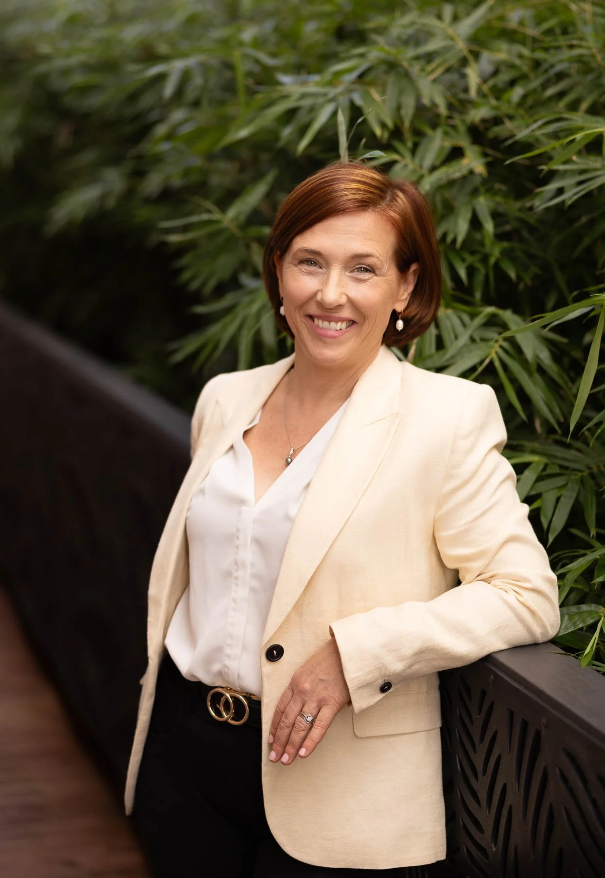 Noemie Vonthron Photography headshots Sydney corporate headshot of a woman taken outdoors