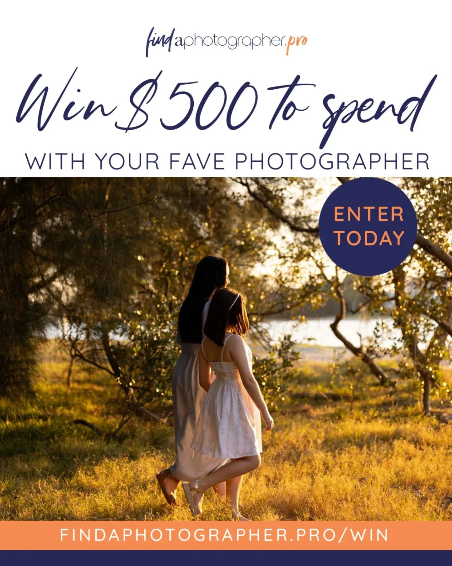 So so exciting!! You can actually win $500 towards a session with me!! Link in bio to enter xx
PS: if you have left a review already or leave one today, extra chances!!