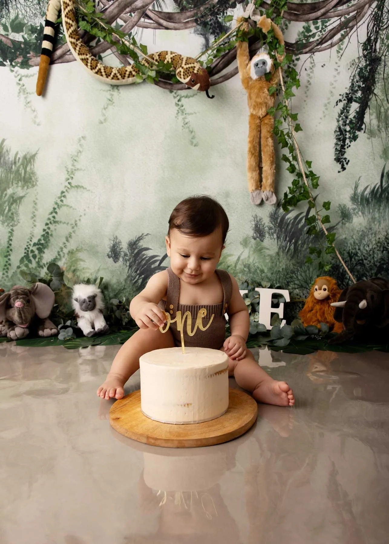 Cake smash photographer Sydney North Shore
Jungle theme