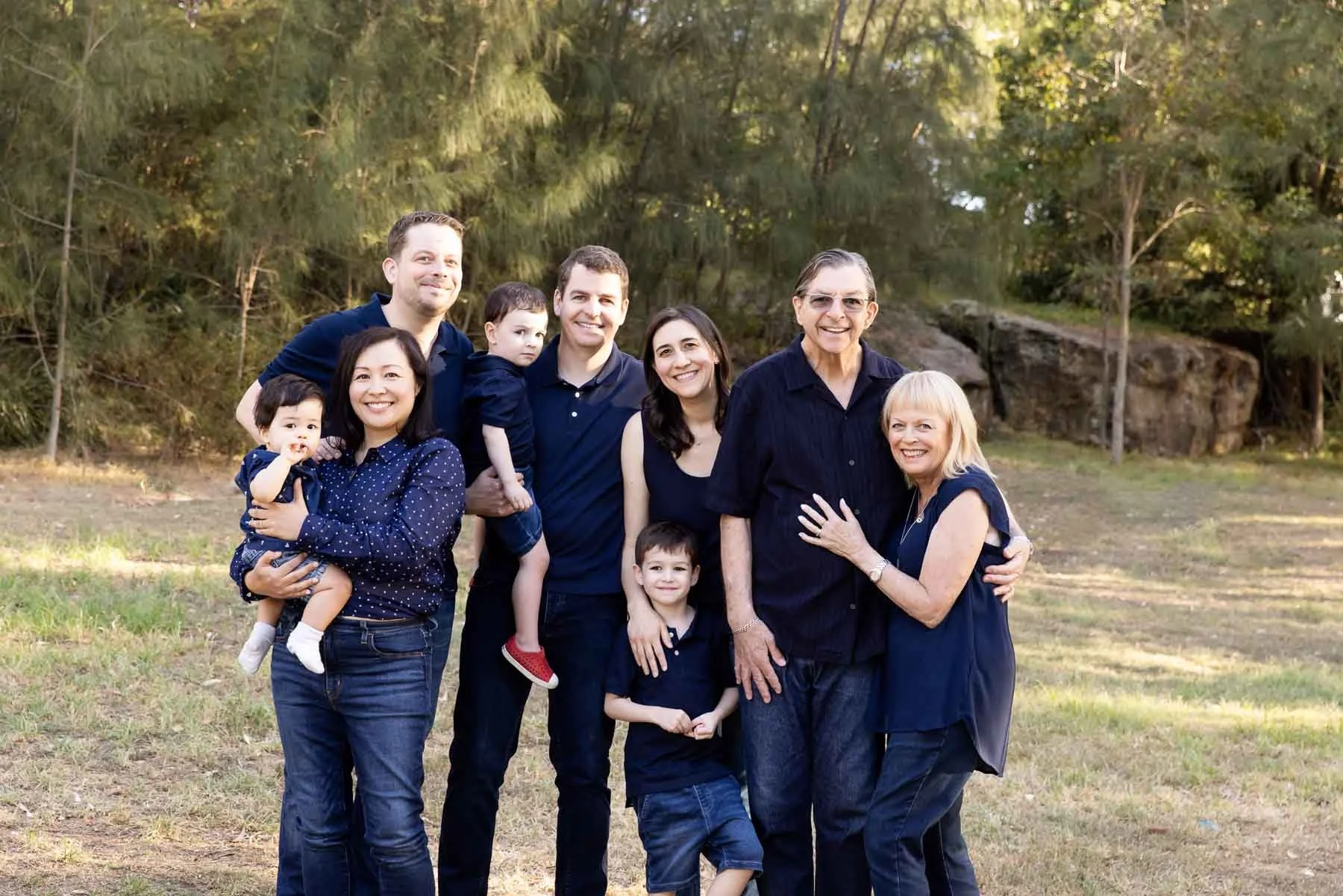 Family photographer Sydney North shore extended family photos