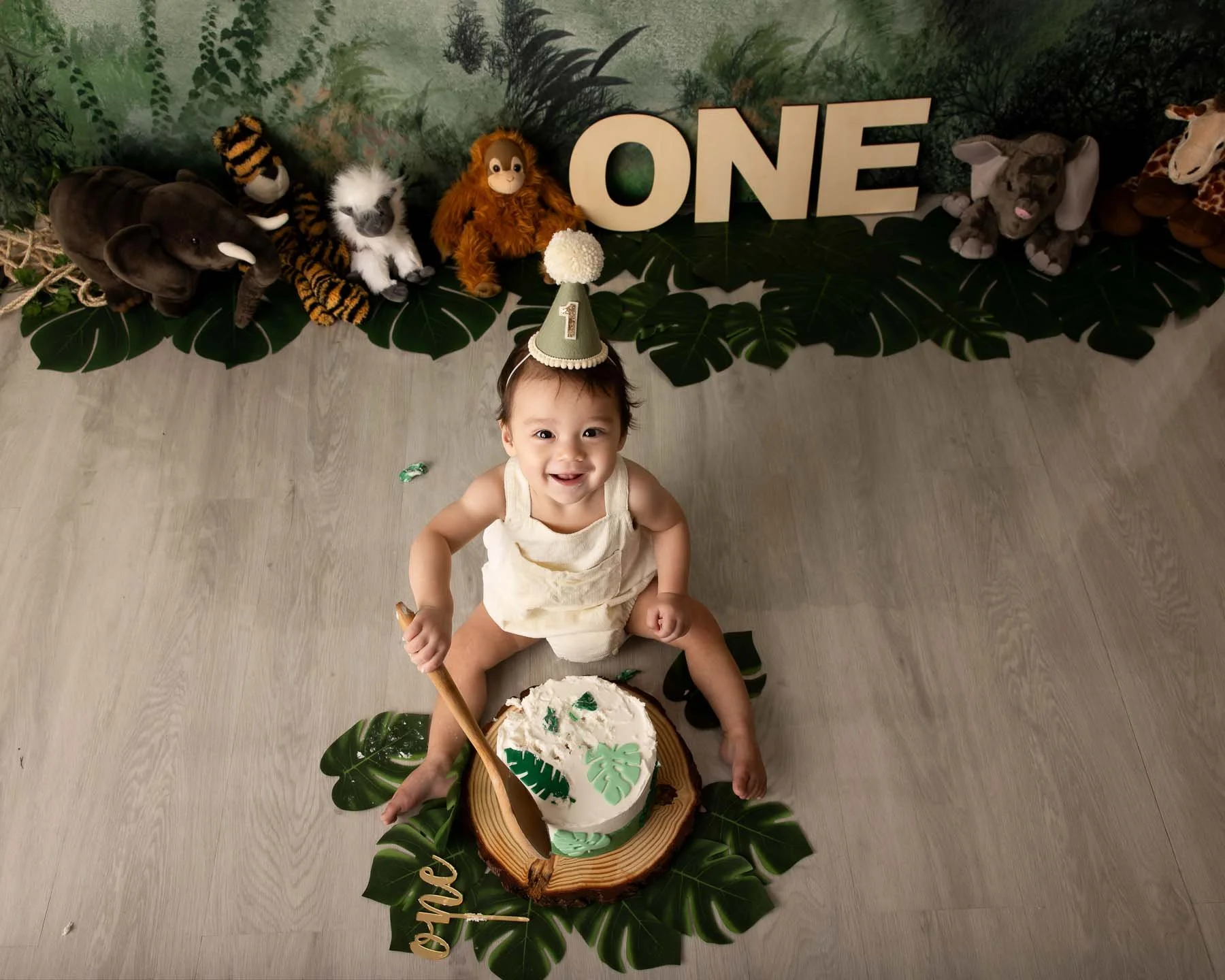 Cake smash photographer Sydney North Shore
Jungle theme