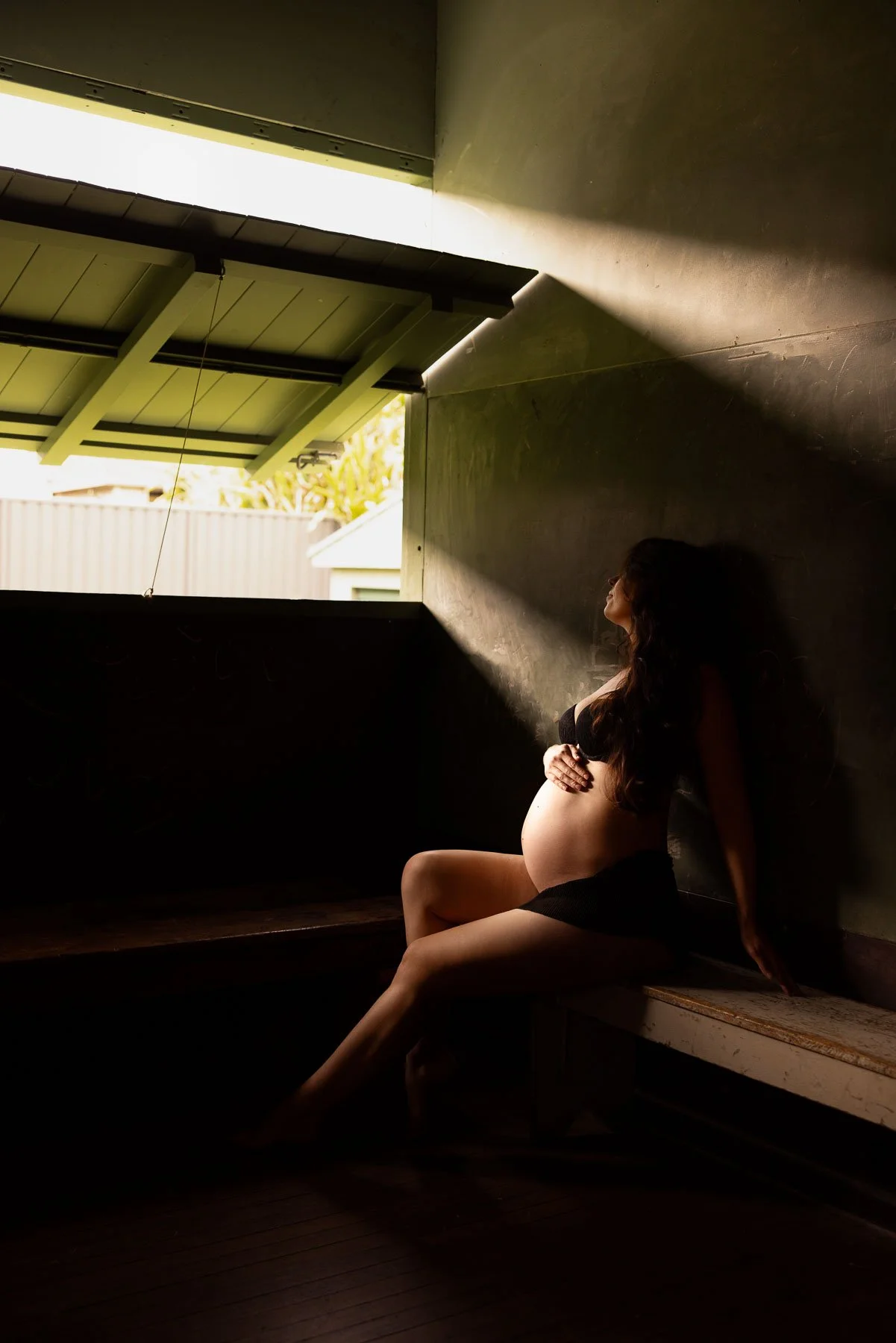 Mini & Me, expecting mother photoshoot in natural light 