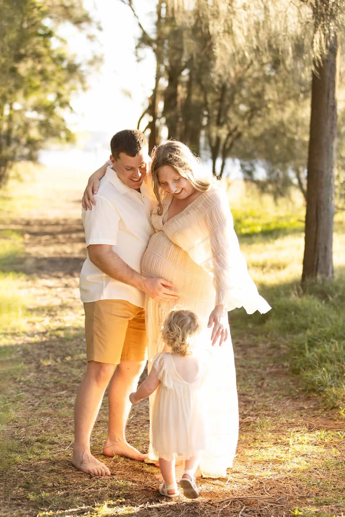 North Shore Maternity photographer, family with a toddler expecting another baby