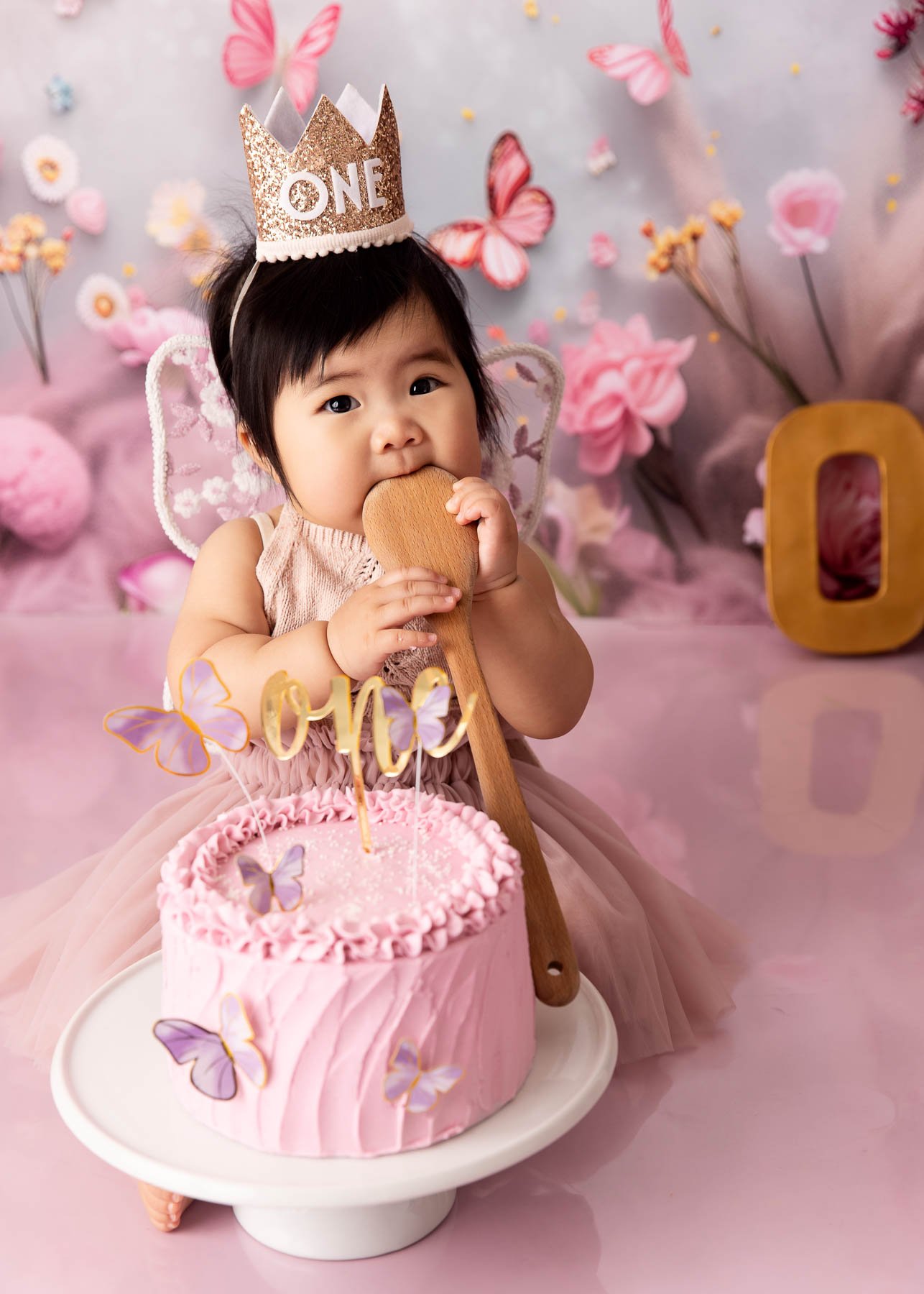 Baby girl tuening 1