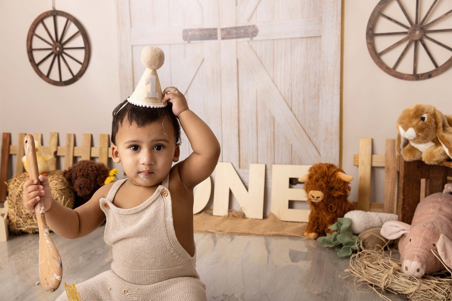 First Birthday Cake Smash Photography