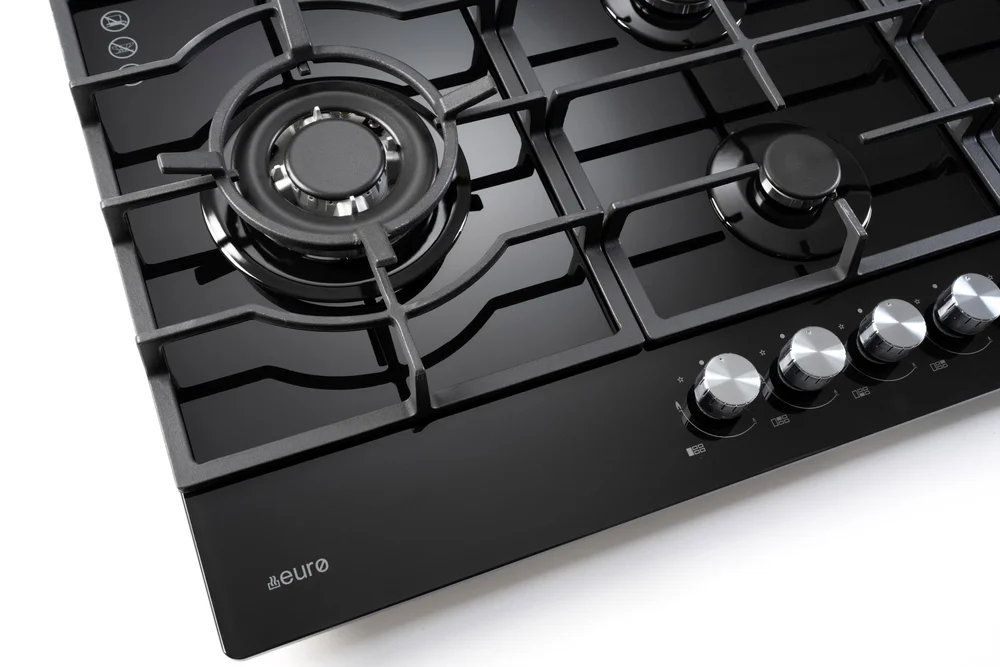 Euro 90cm Gas-on-Glass Cooktop – ECT900GBK2 — Detail view 6
