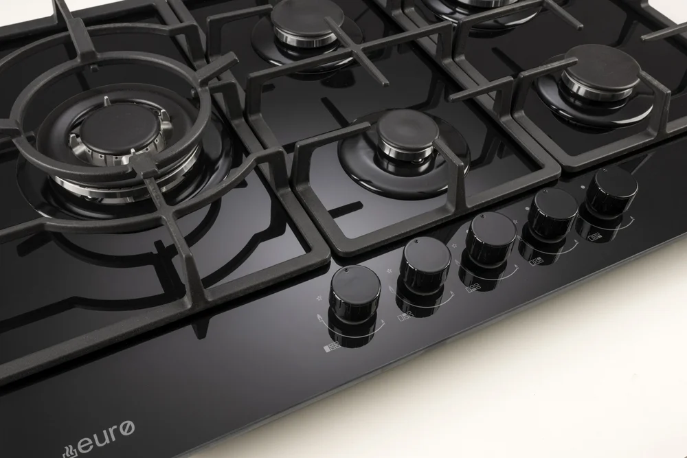 Euro 75cm Gas-on-Glass Cooktop – ECT750GBK2 — Detail view 6