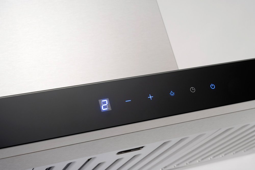 Euro 90cm Straight Canopy Rangehood – EA90STRS2 — Detail view 2