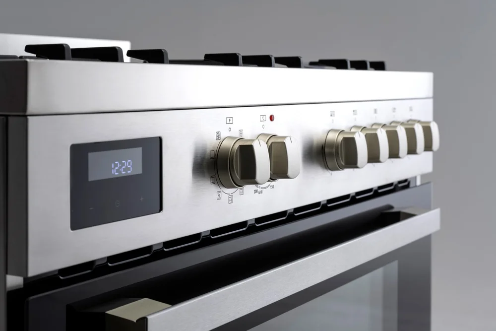 Euro 90cm Dual Fuel Freestanding Cooker – EO90FSDPSX — Detail view 4