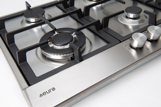 Euro 60cm Four-Burner Gas Cooktop – ECT60WCX — Detail view 4