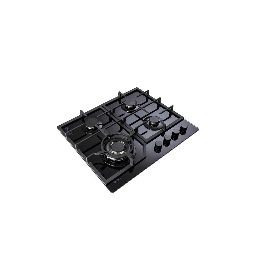 Euro 60cm Gas-on-Glass Cooktop – ECT600GBK2 — Detail view 4
