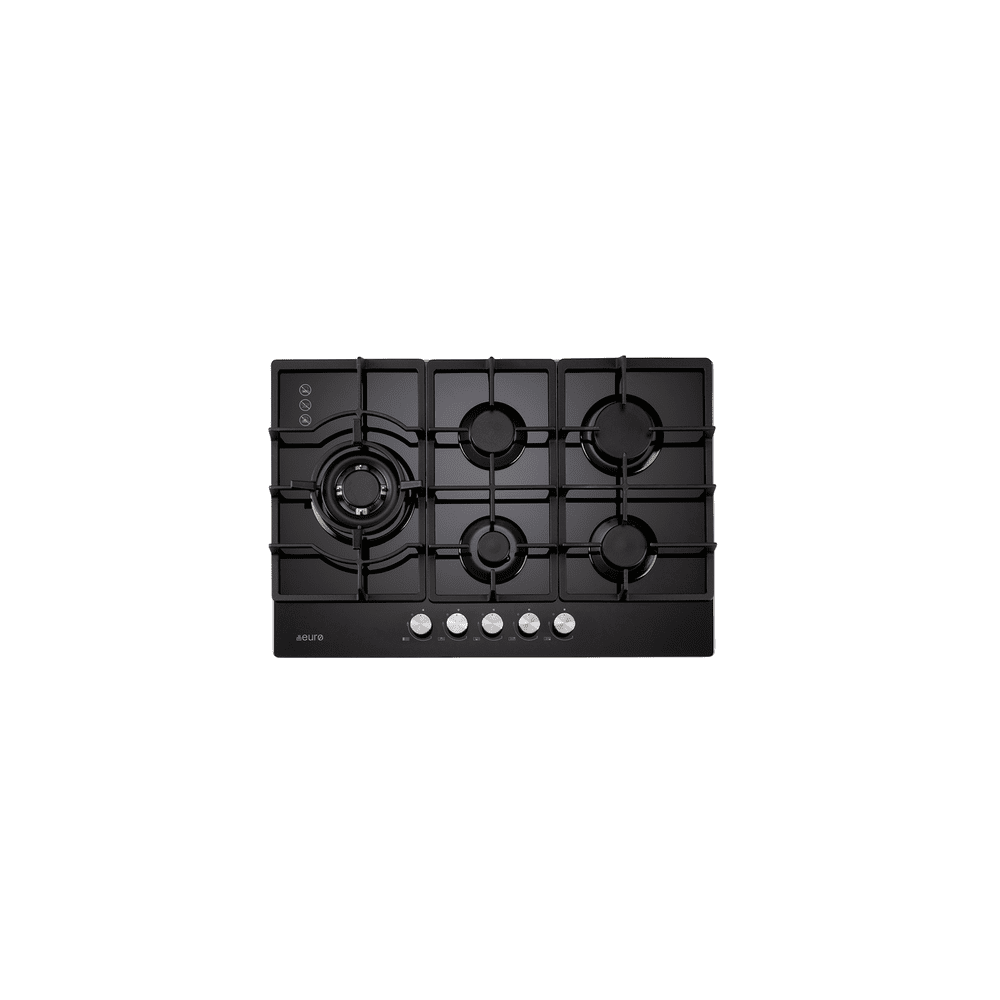 Euro 75cm Gas-on-Glass Cooktop – ECT750GBK2 — Detail view 5