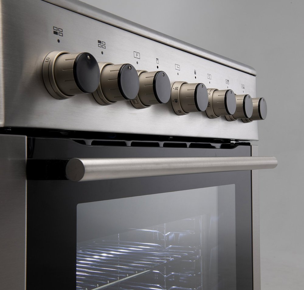 Euro 60cm Electric Freestanding Cooker – EV600EESX — Detail view 2