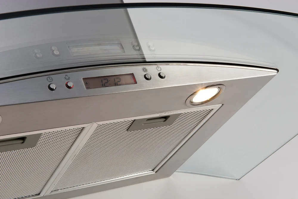 Euro 90cm Curved Glass Canopy Rangehood – EAGL90SX2 — Detail view 2