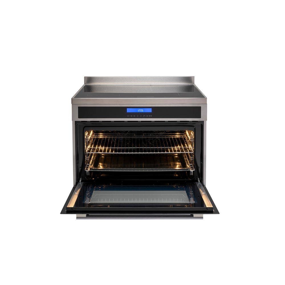Euro 90cm Induction Freestanding Cooker – EO90FSINESX — Detail view 3